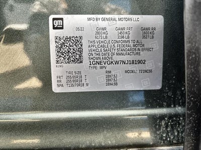 2022 Chevrolet Traverse LT Cloth
