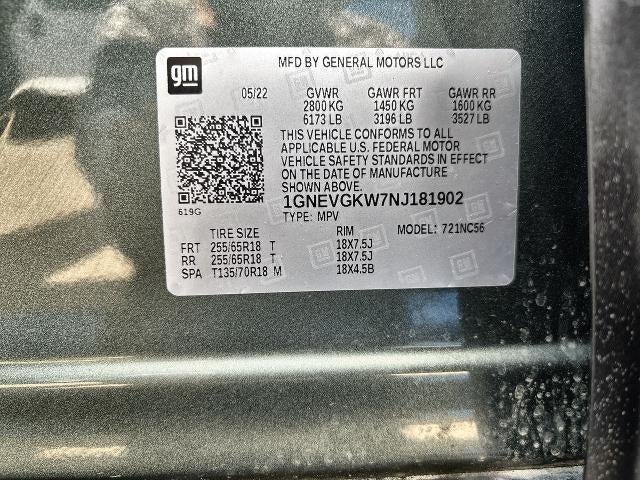 2022 Chevrolet Traverse LT Cloth
