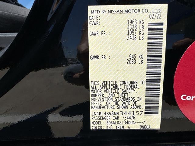 2022 Nissan Altima 2.5 S